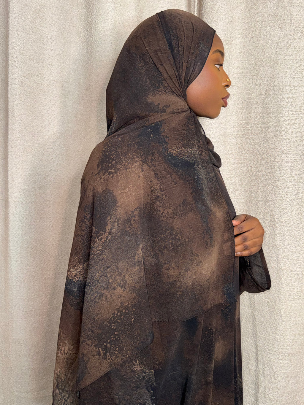 ABAYA NABA - MARRON