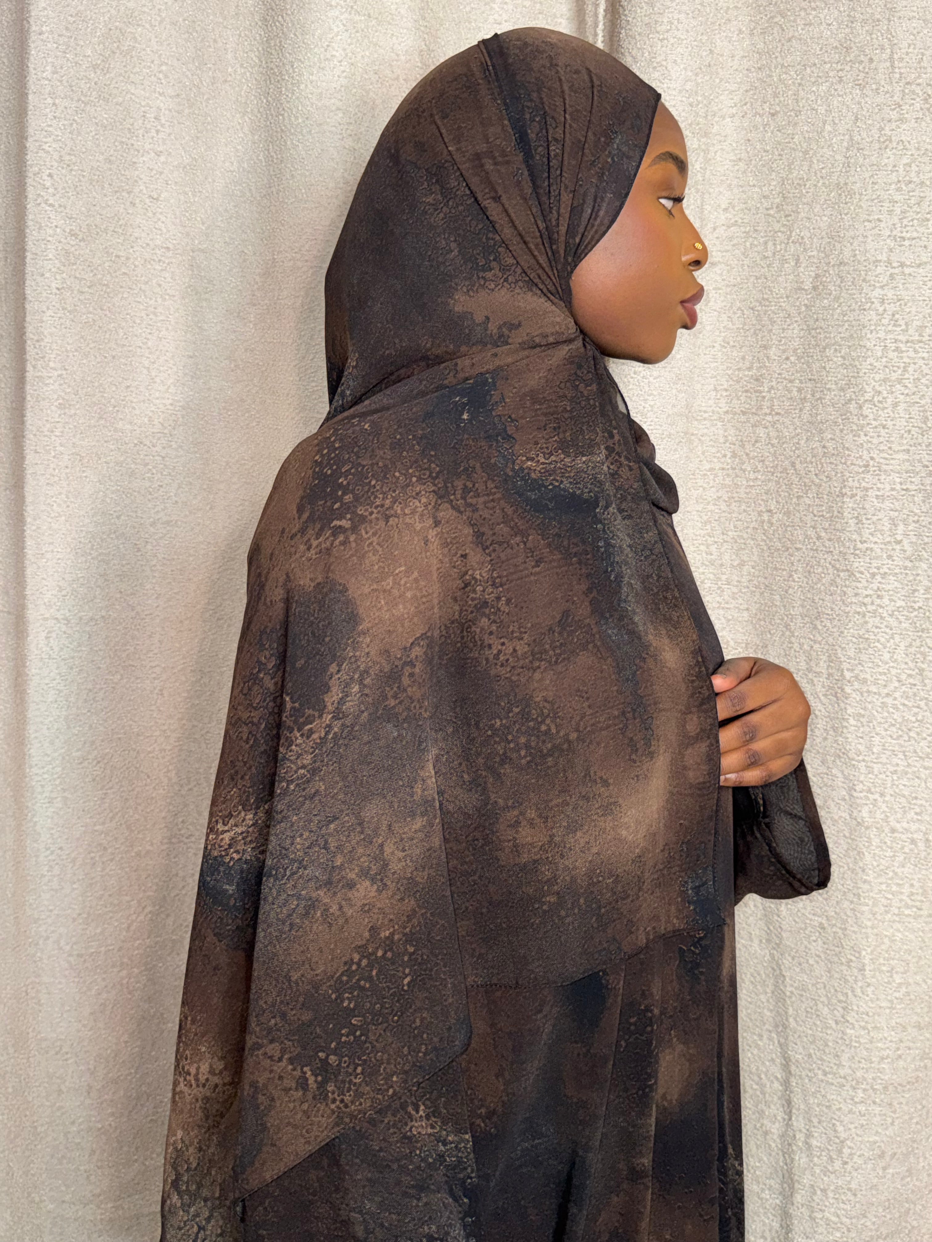 ABAYA NABA - MARRON