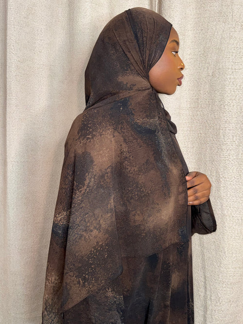 ABAYA NABA - MARRON