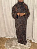 ABAYA NOOR - MARRON
